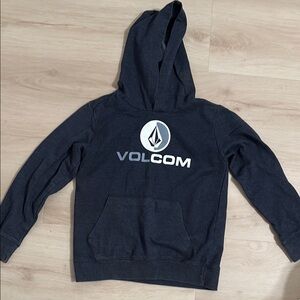Volcom Dark Blue Hoodie with Emblem